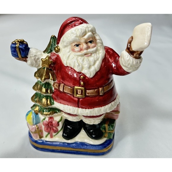 Other - Fitz &‎ Floyd Omnibus Santa North Pole Express Mail Bag Pepper Shakers